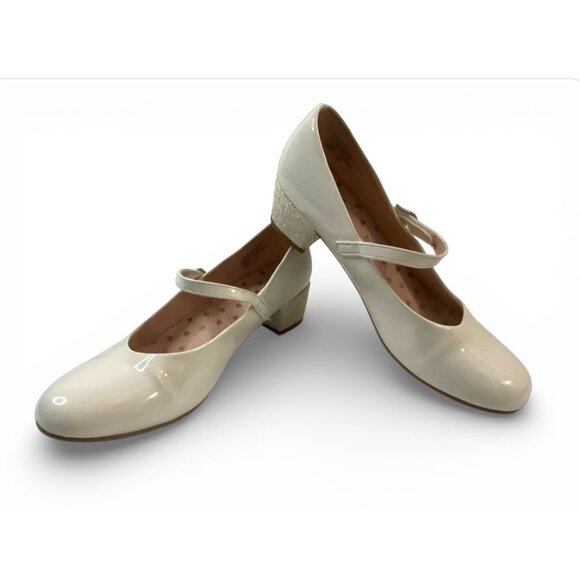 SO Claudie Girls' Mary Jane Heels, Size: 6, White - Picture 3 of 12